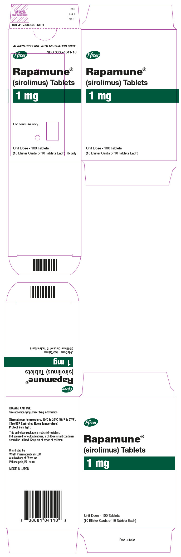 PRINCIPAL DISPLAY PANEL - 1 mg Tablet Blister Card Carton