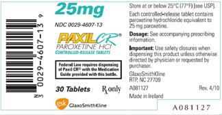 25-mg, 30-tablet bottle label