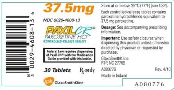37.5-mg, 30-tablet bottle label