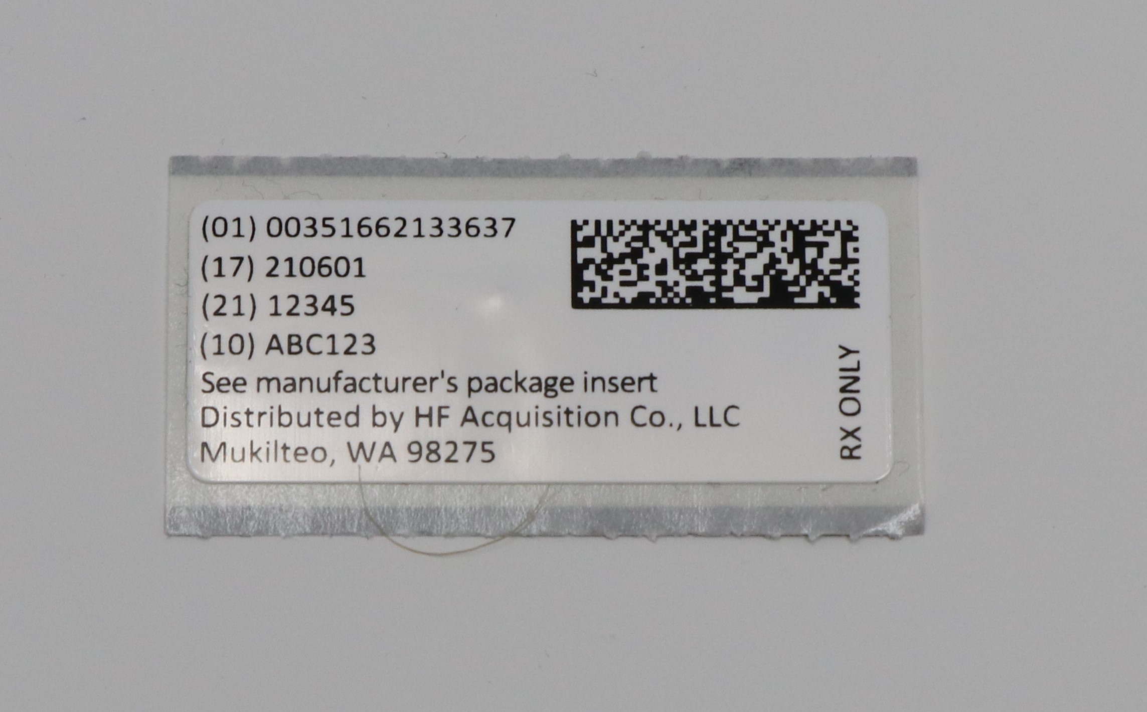 Serialized RFID Label