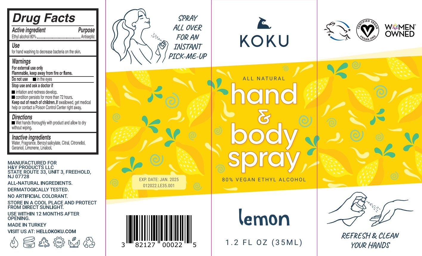 Koku All-Natural Lemon 1.2 box