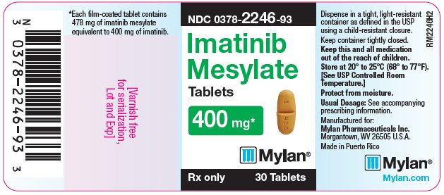 Imatinib Mesylate Tablets 400 mg Bottle Label
