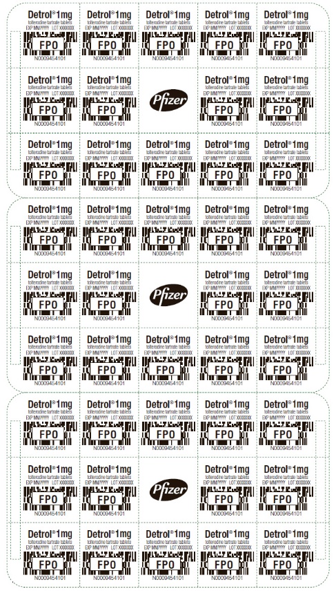 PRINCIPAL DISPLAY PANEL - 1 mg Tablet Blister