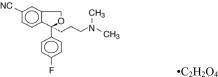 structural formula of Escitalopram oxalate