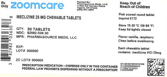 meclizine label