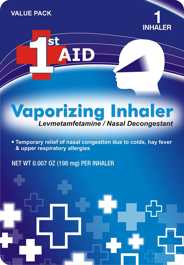 First Aid Inhaler label - A