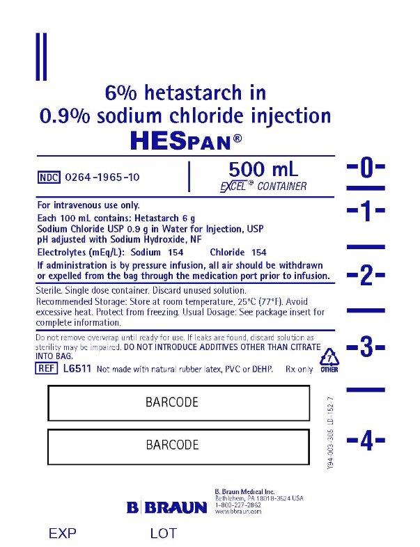 500 mL Container Label L6511