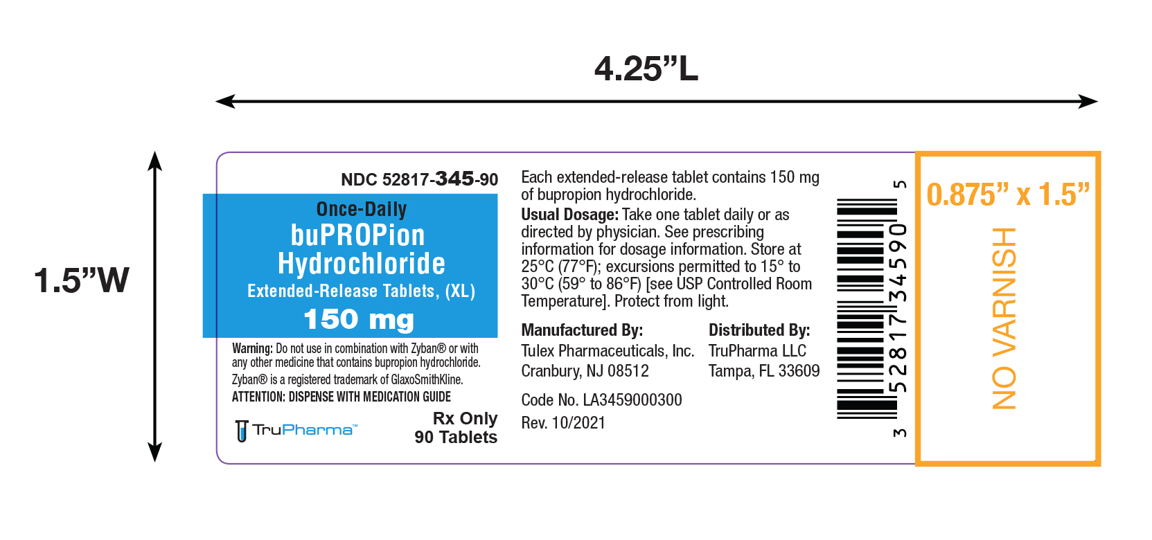 bup-150 mg-90ct