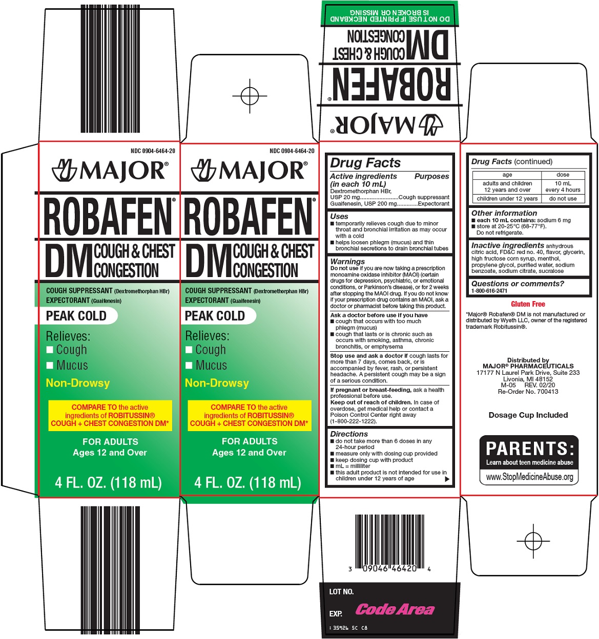 Robafen DM Cough & Chest Congestion Carton