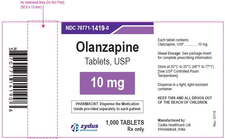 10 mg label
