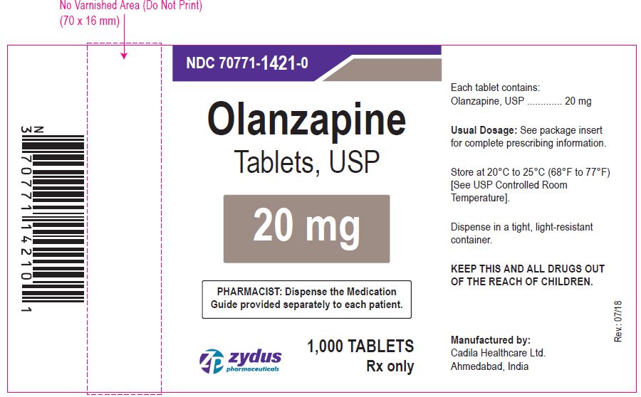 20 mg label