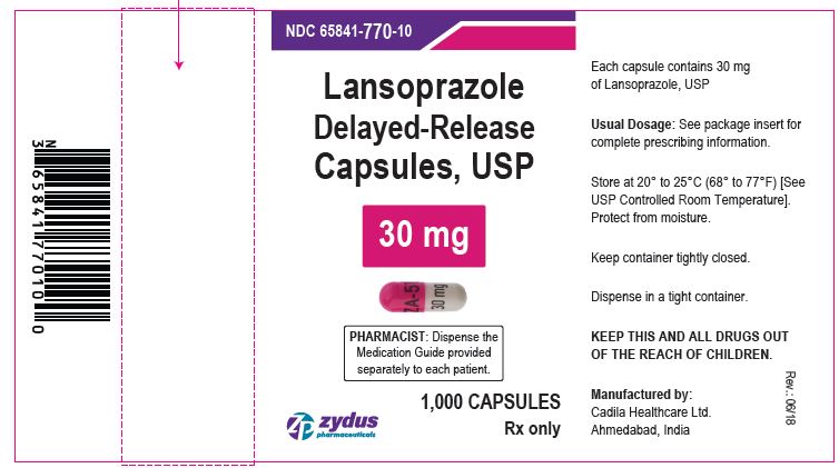 Structured formula for lansoprazole
