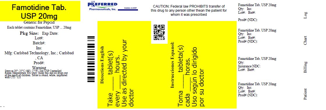 Famotidine Tab. USP 20mg