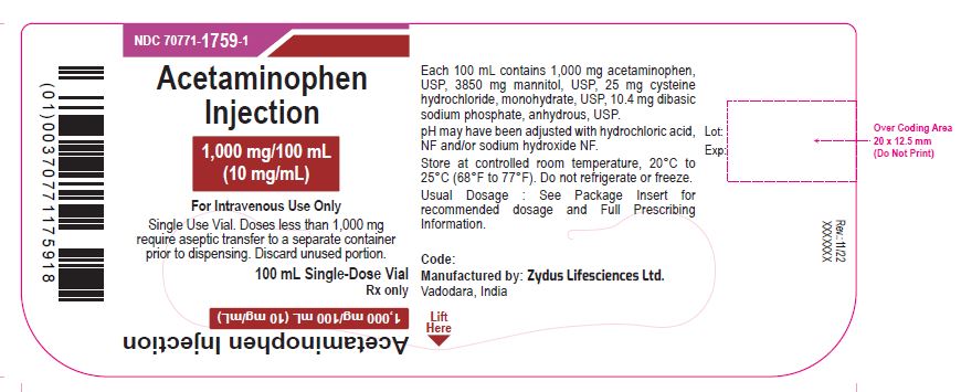 vial label