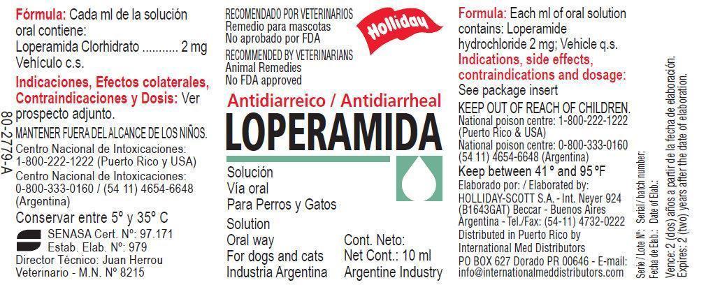 is loperamide hydrochloride safe for dogs