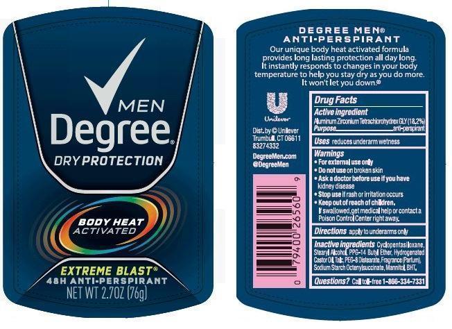 Degree Extreme Blast 2.7 oz