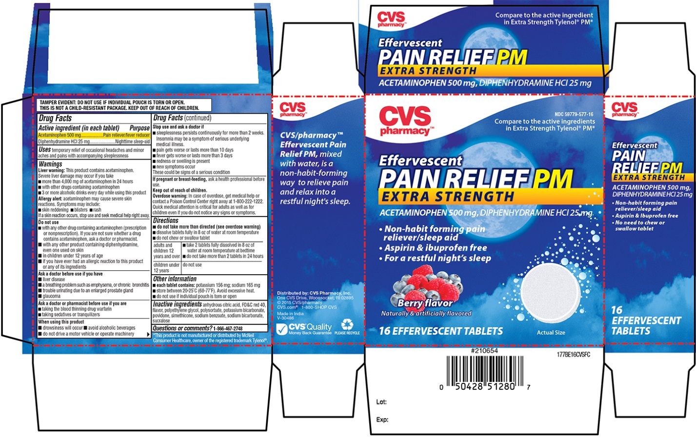 CVS Effervescent Pain Relief PM