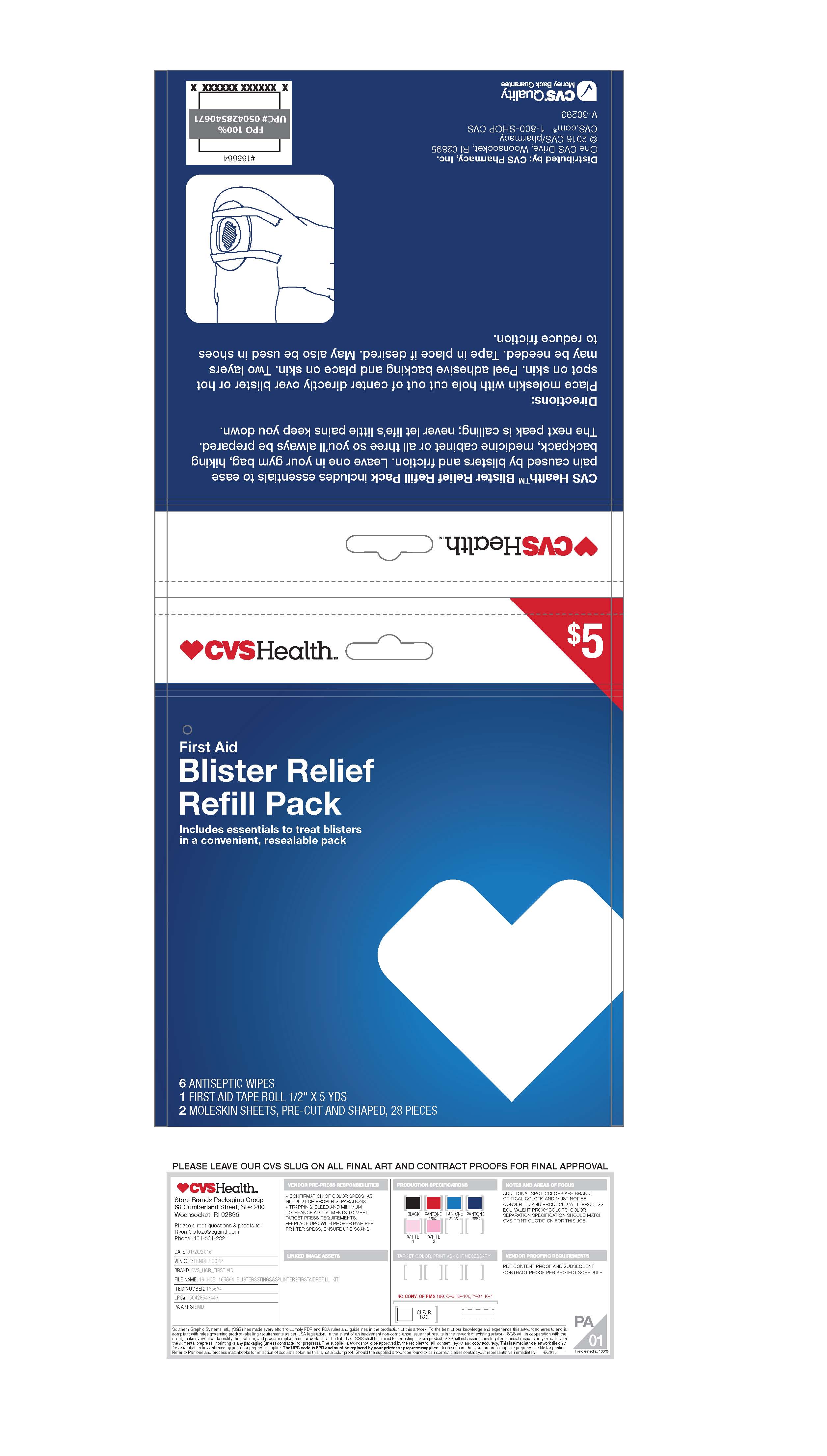 Blister Relief Refill Pack