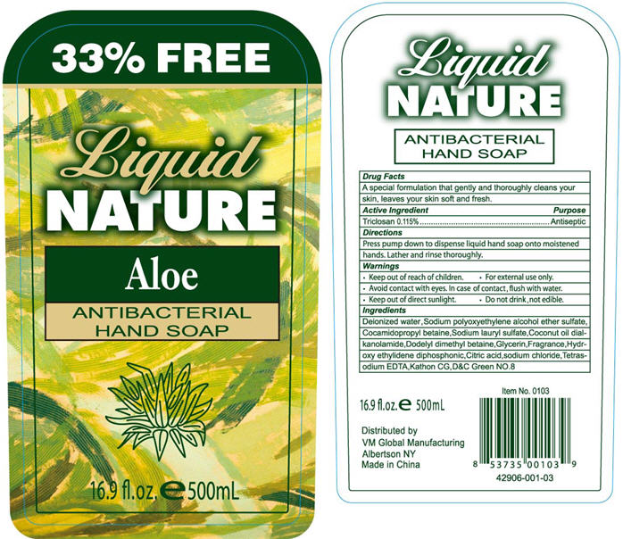 Liquid Nature Hand Soap Aloe Antibacterial Lavender Milk And Honey