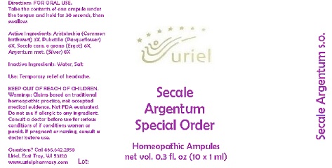 SecaleArgentumSpecialOrderAmpules