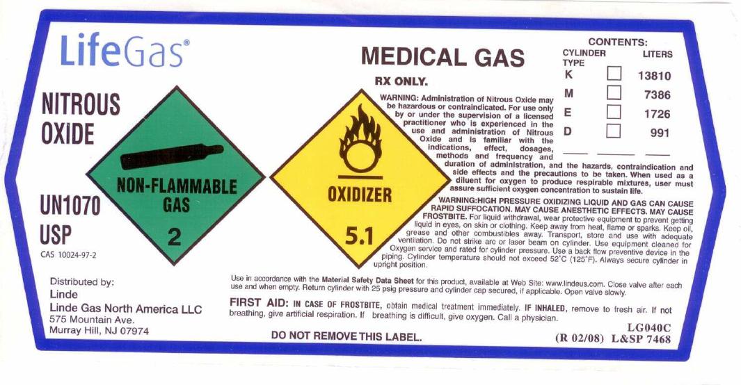 Nitrous Oxide Label