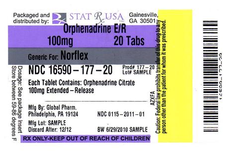 Orphenadrine Citrate Orphenadrine Citrate Tablet Extended Release Stat Rx Usa Llc Rx Only Description Orphenadrine Citrate Is The Citrate Salt Of Orphenadrine 2 Dimethylaminoethyl 2 Methyl Benzhydryl Ether Citrate It Occurs As A