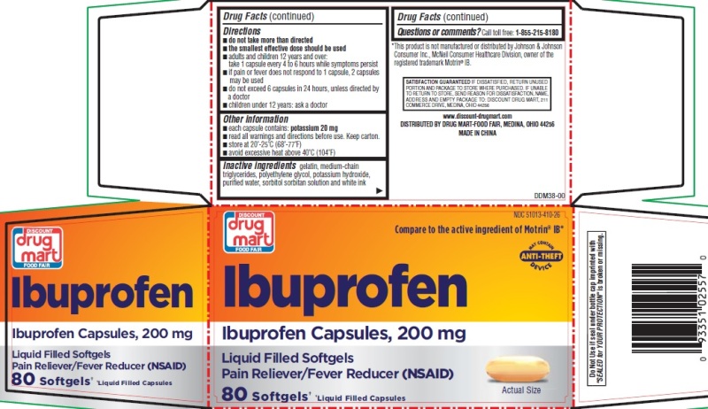 Ibuprofen Capsules Liquid Filled 200 Mg