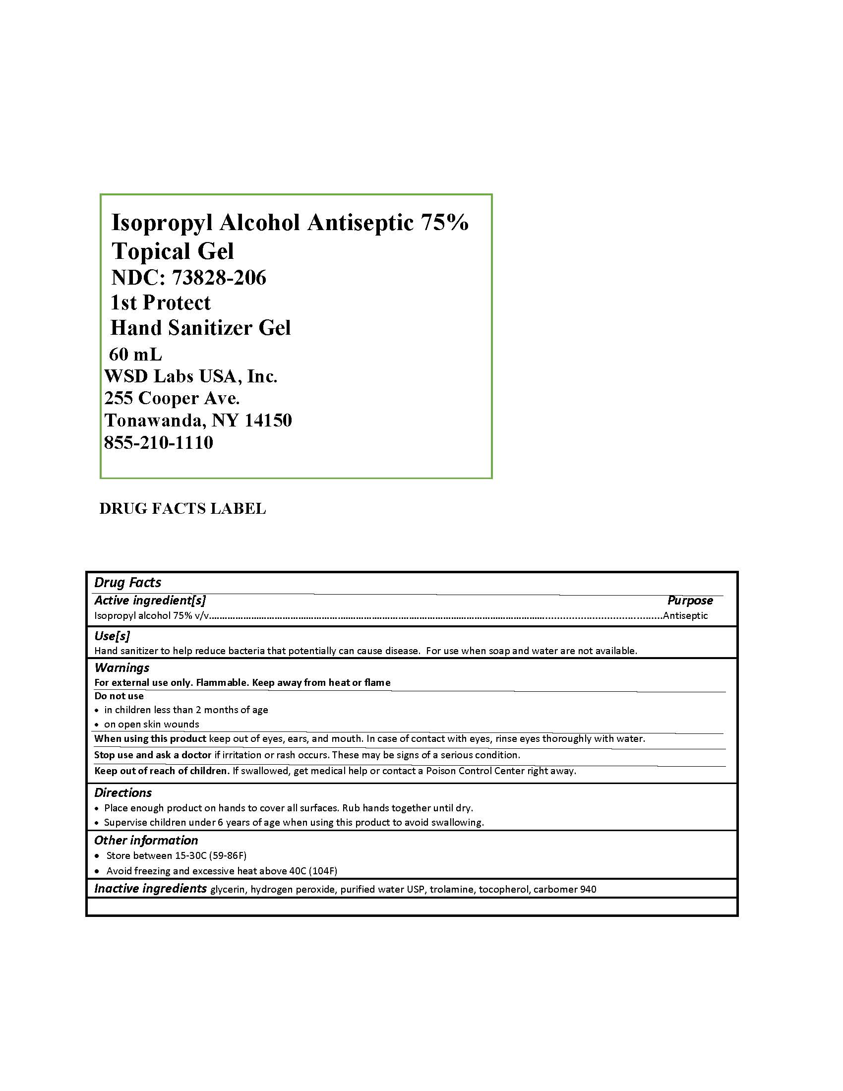 Front and Back Label 60 mL gel