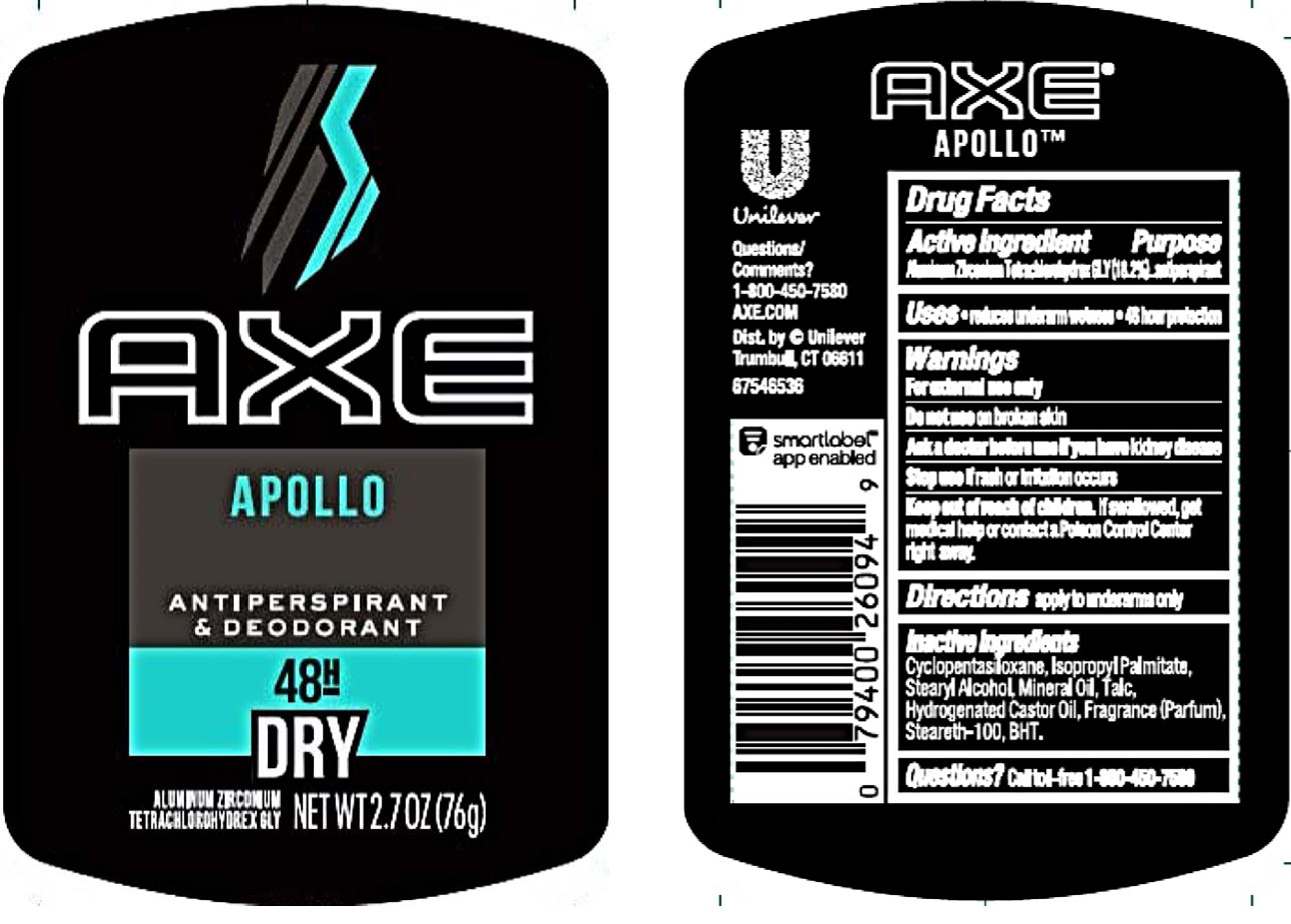 vertaler Uitmaken Mainstream Axe Apollo 48H Dry Antiperspirant and Deodorant
