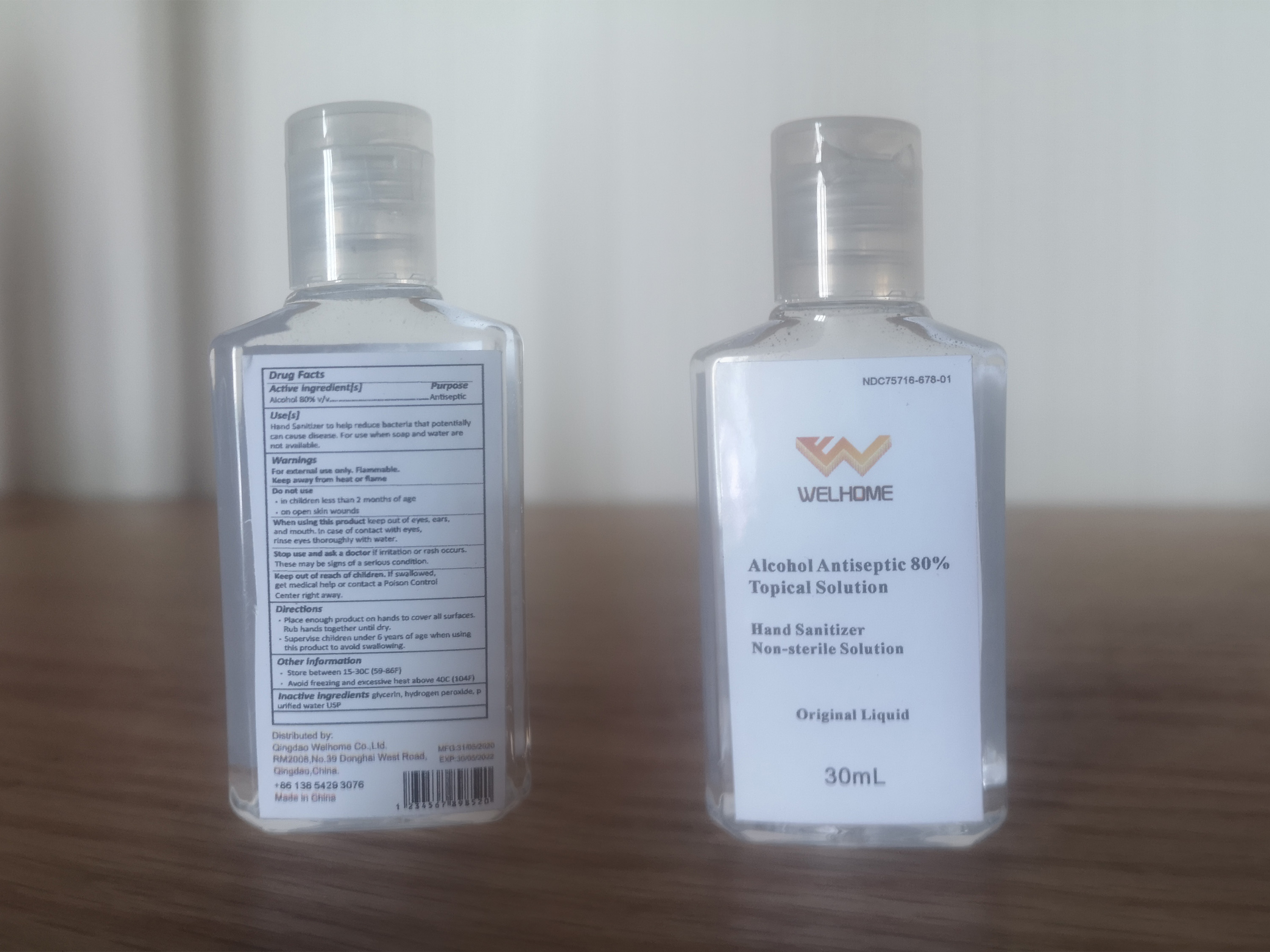 30 ml label