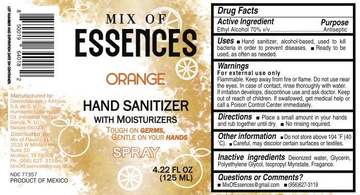 Spray 125 Ml Spray Orange Essence Desmoldantes