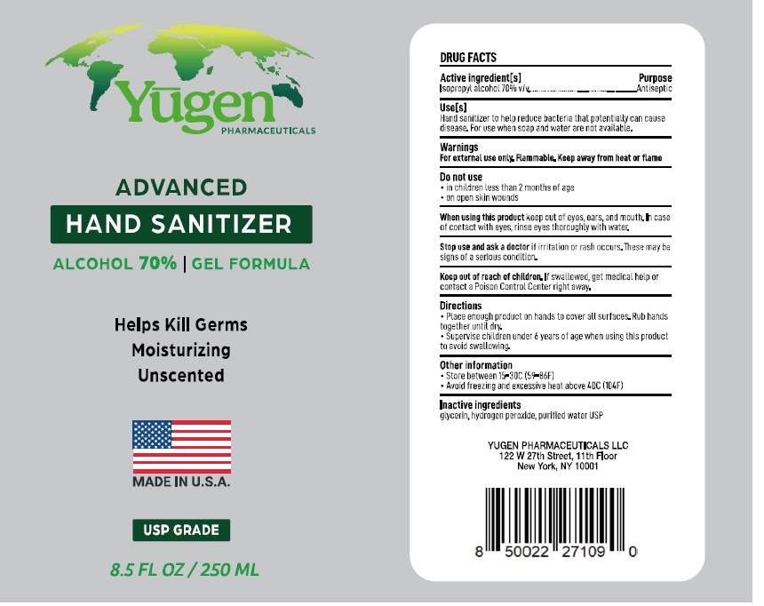 Yugen Pharmaceuticals Advanced Hand Sanitizer