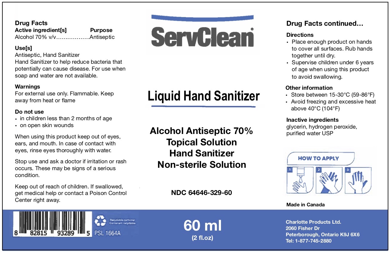 Liquid Hand Sanitizer 60ml NDC 64646-329-60