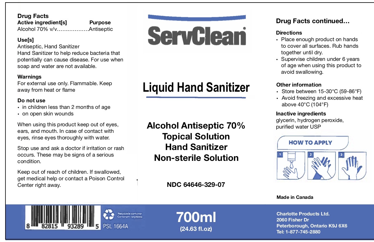 Liquid Hand Sanitizer 700 ML NDC 64646-329-07