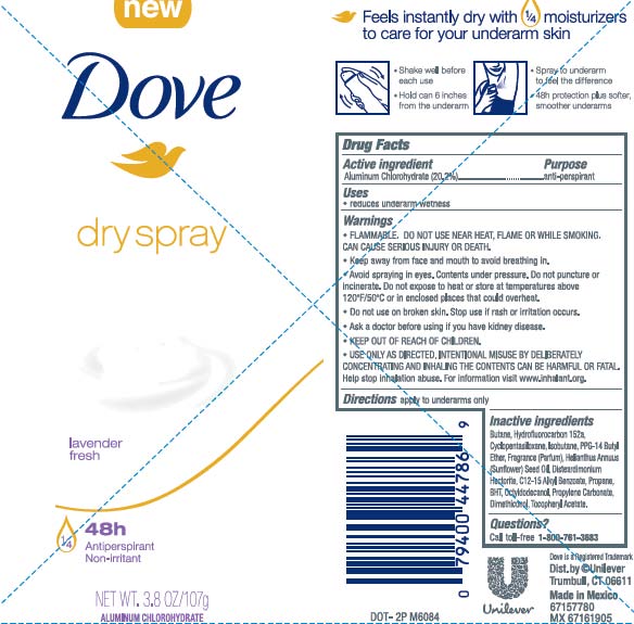 DoveLavenderFreshDrySprayAP