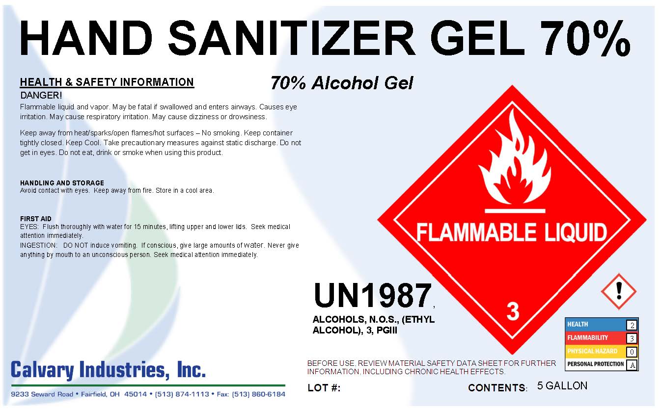 Hand Sanitizer 70% 5 GL pail