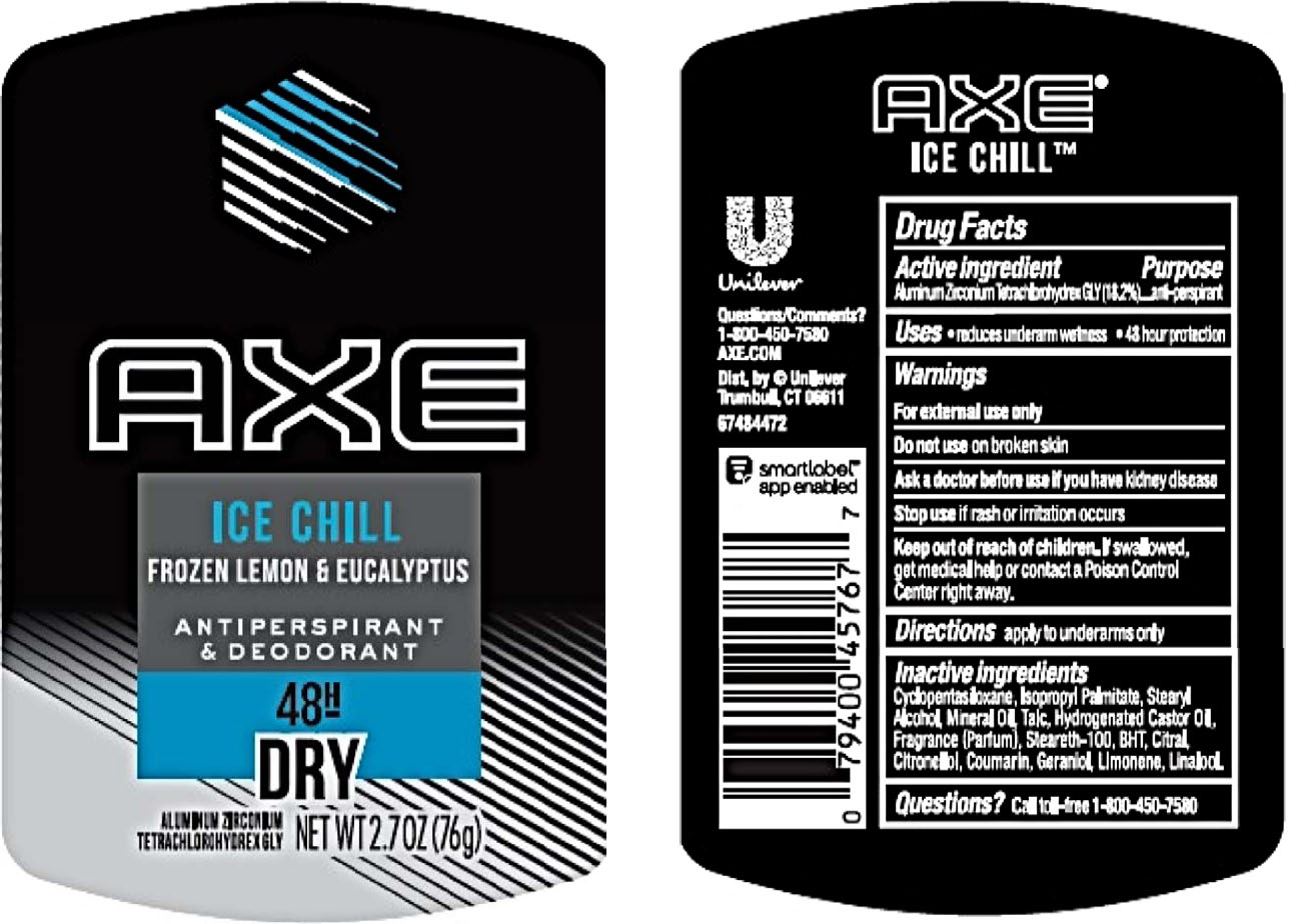 Axe Ice Chill Lemon & Eucalyptus Antiperspirant and Deodorant 48H Dry