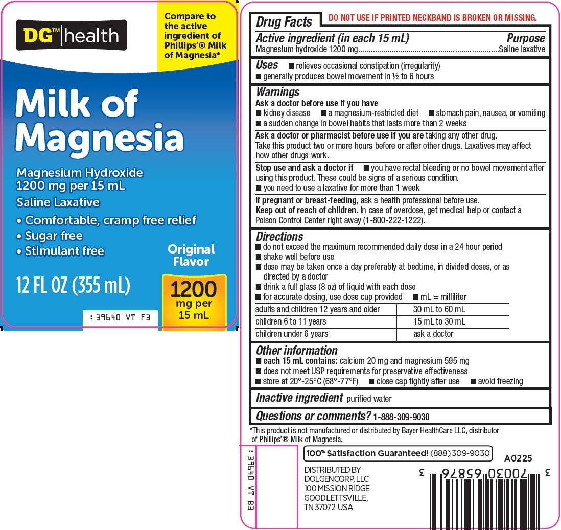 Major Pharmaceuticals Milk of Magnesia Drug Facts