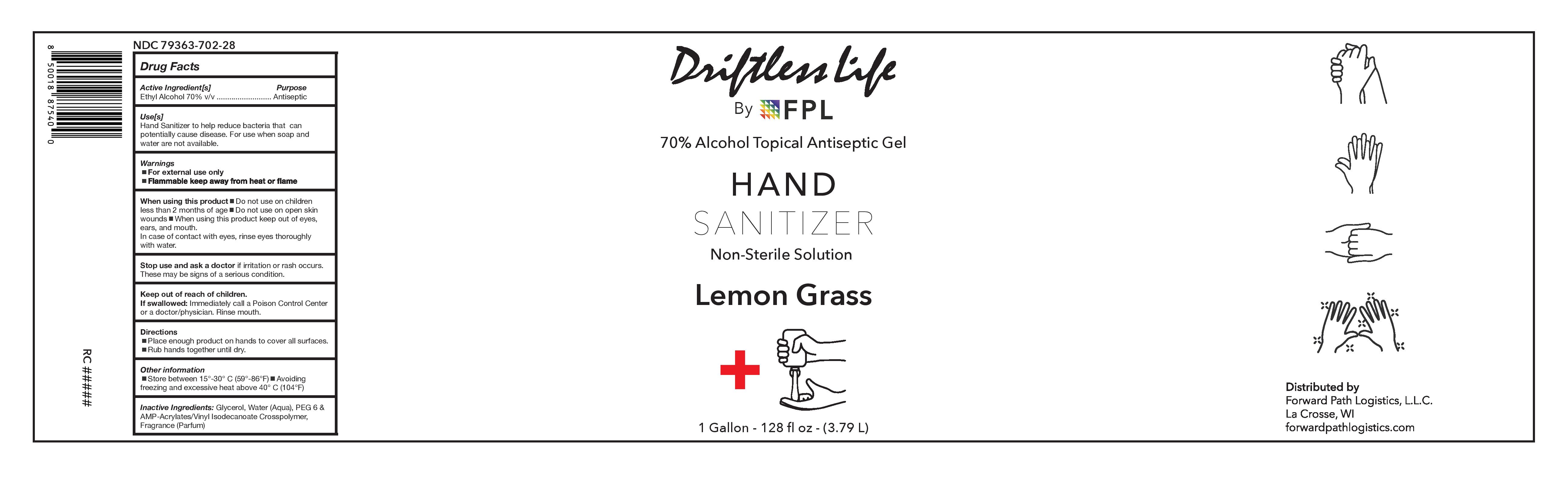 1 Gal Driftless Life Lemongrass