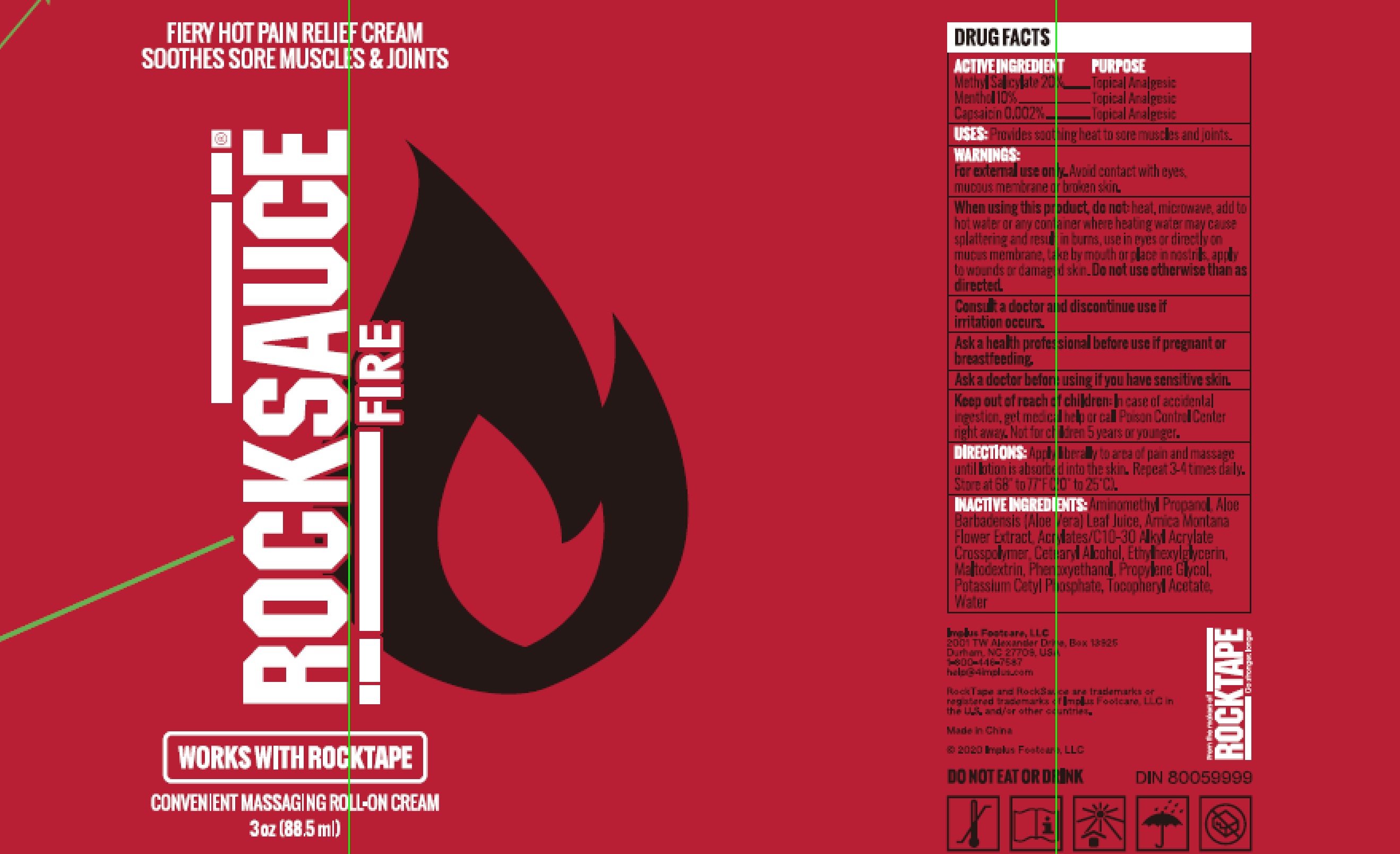 RockSauce Fire Relief Cream