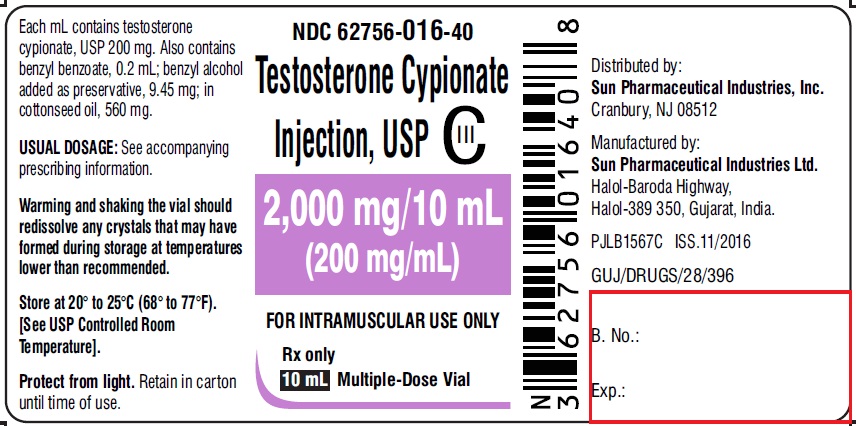 Testosterone Cypionate Injection C-III