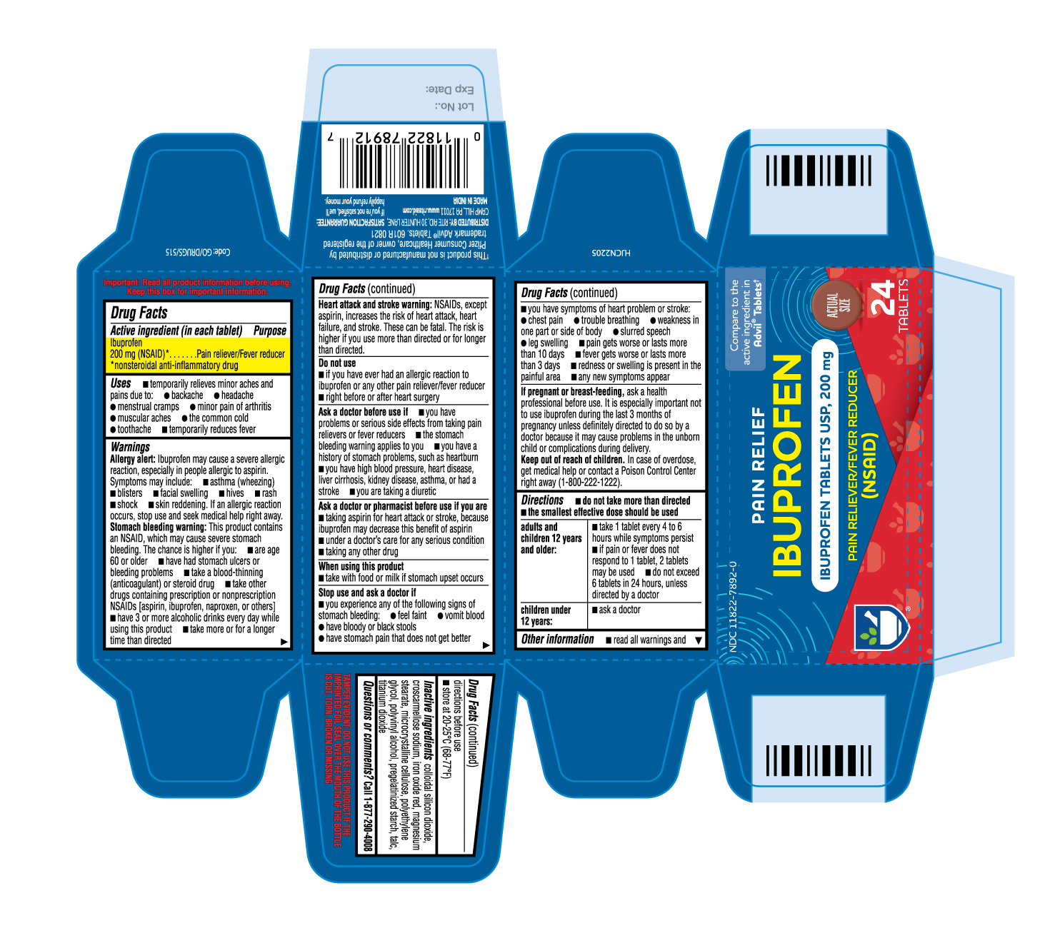 601R-Rite Aid-Ibuprofen 200mg round (brown)-carton label-24s