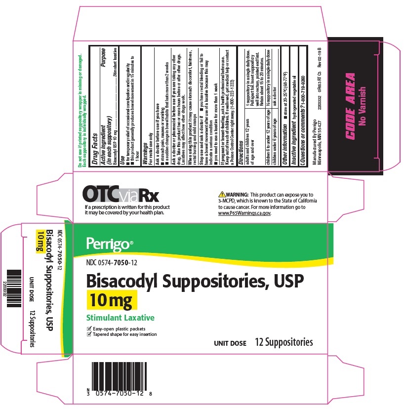 Bisacodyl Suppositories, USP Drug Facts