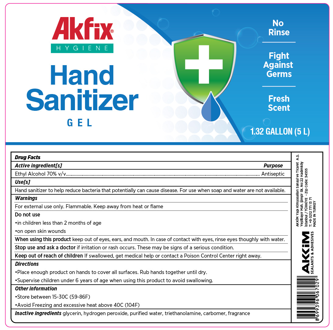 Akfix Hand Sanitizer Gel 5000