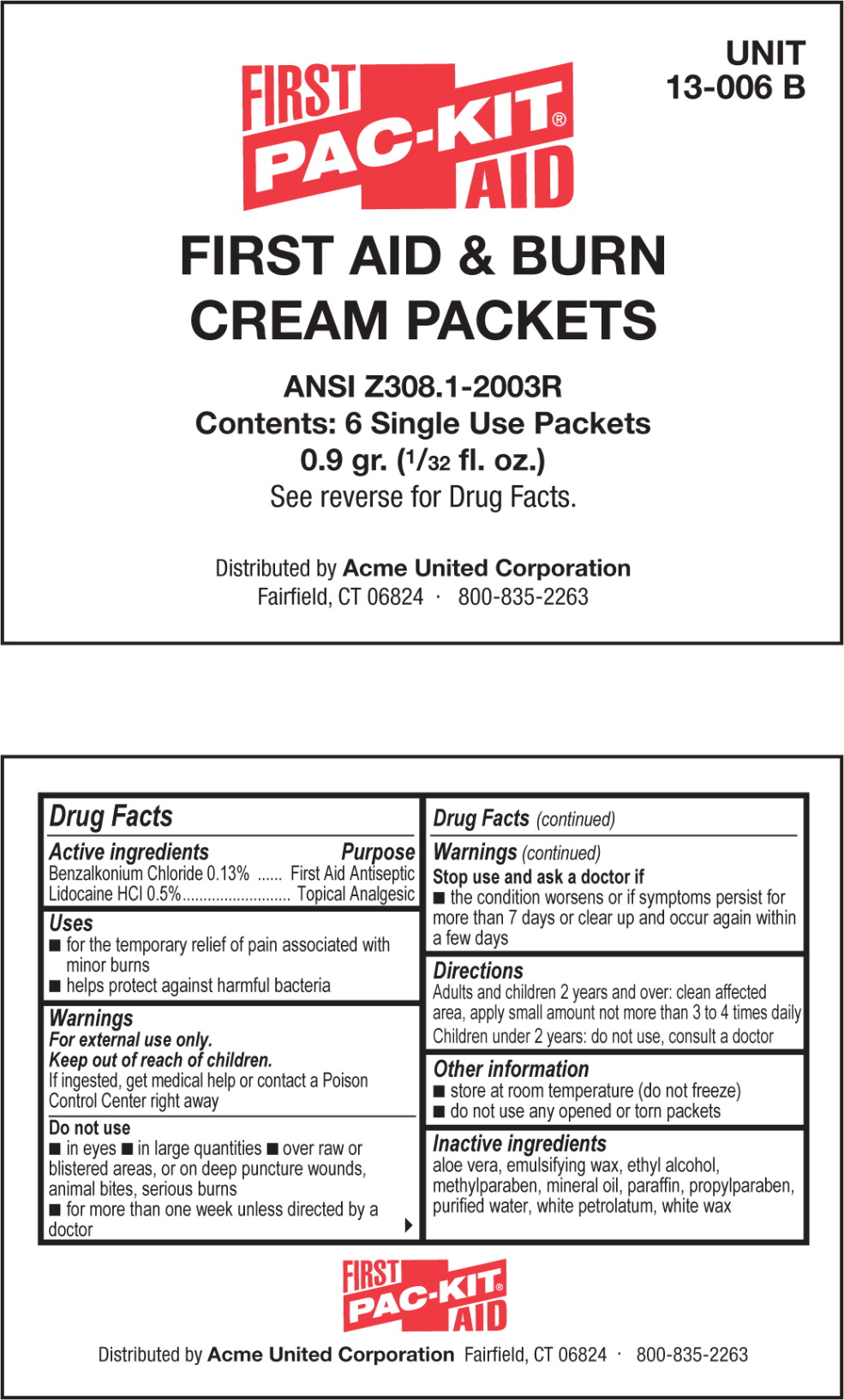 PRINCIPAL DISPLAY PANEL –  Pac-Kit bag (0924-5701-02)
