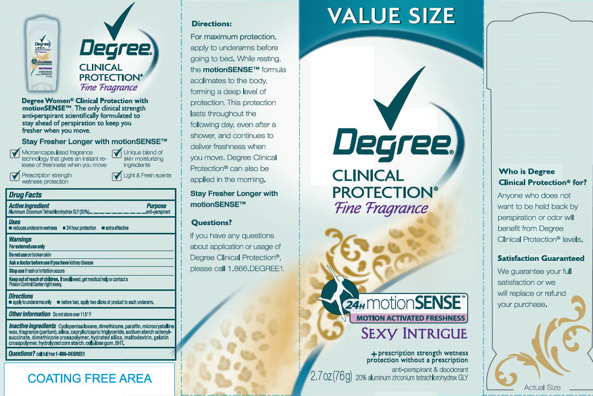 Degree Clinical Motion Sexy Intrigue Carton