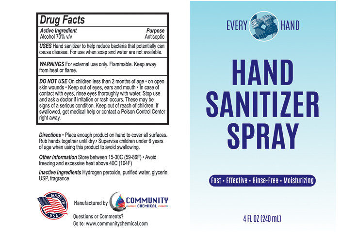 4 oz Hand Sanitizer liquid