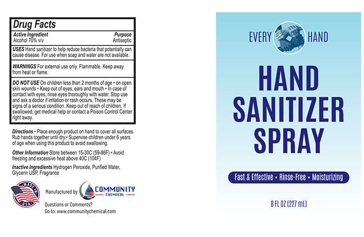 8 oz Hand Sanitizer liquid