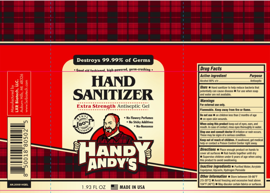 LXRHandy Andy Sanitizer Gel