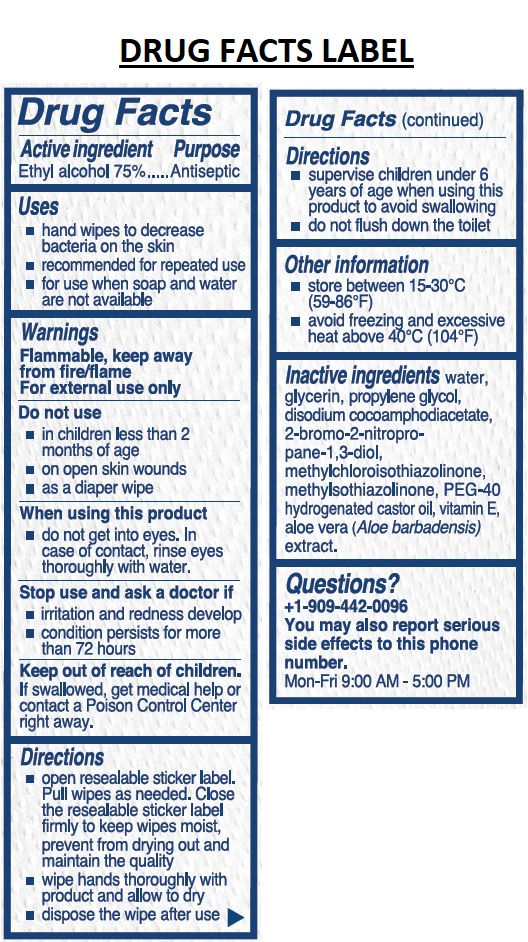 Ms.Germsafe﻿™ ANTIBACTERIAL HAND WIPES